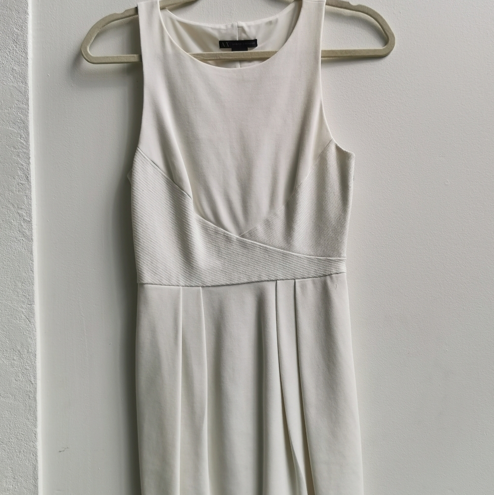 Armani Exchange Ivory Dress
